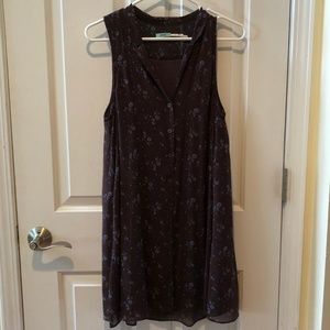 Brown Floral Tunic
